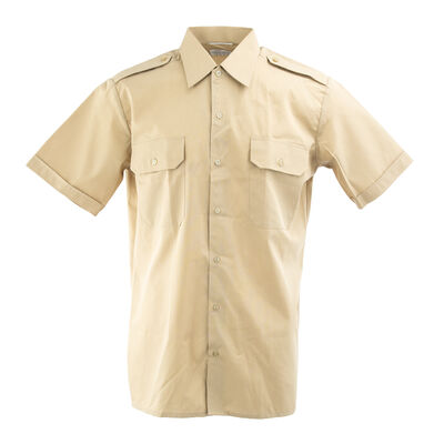 Dutch Army Tan Short Sleeve BDU Shirt | Issued